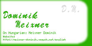 dominik meixner business card
